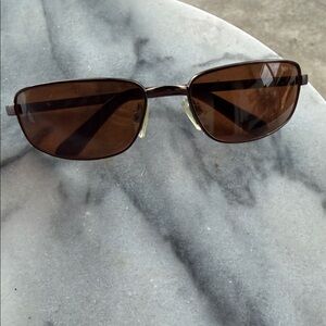 Vintage Revo H2O Polarized Brown Rectangular Sunglasses 3010